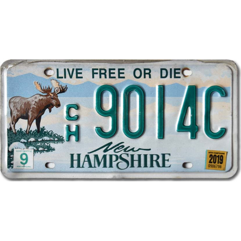 Americká SPZ New Hampshire Moose 9014C