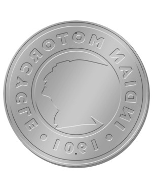 Plechová ceduľa Indian Logo Round 30 cm