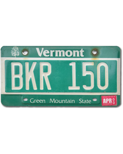 Americká SPZ Vermont Green Mountain BKR 150