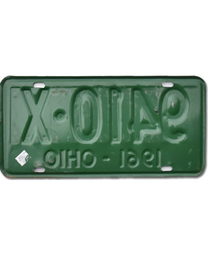Americká ŠPZ Ohio 1961 Green 9410-X