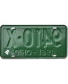 Americká ŠPZ Ohio 1961 Green 9410-X