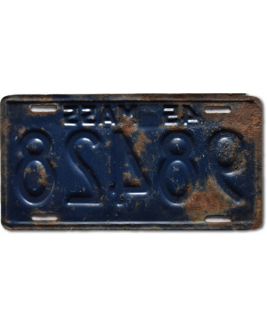 Americká ŠPZ Massachusetts 1945 Blue 98428