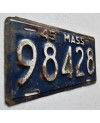 Americká ŠPZ Massachusetts 1945 Blue 98428