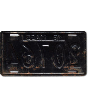 Americká ŠPZ Massachusetts 1949 Black 20764