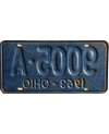 Americká ŠPZ Ohio 1963 Blue 9005-A