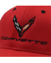 Kšiltovka Chevrolet C6 Corvette Cotton Twill červená