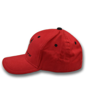 Kšiltovka Chevrolet C6 Corvette Cotton Twill červená