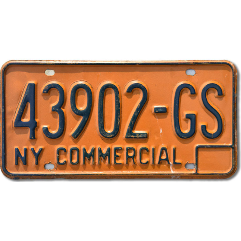 Americká SPZ New York Commercial 43902-GS