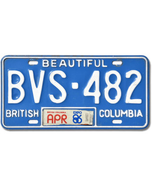 Kanadská ŠPZ British Columbia Blue Beautiful BVS-482