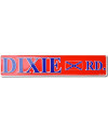 Plechová ceduľa Dixie Road 60 cm x 13 cm