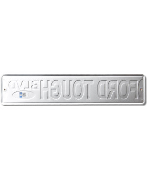 Plechová ceduľa Ford Tough BLVD 60 cm x 13 cm