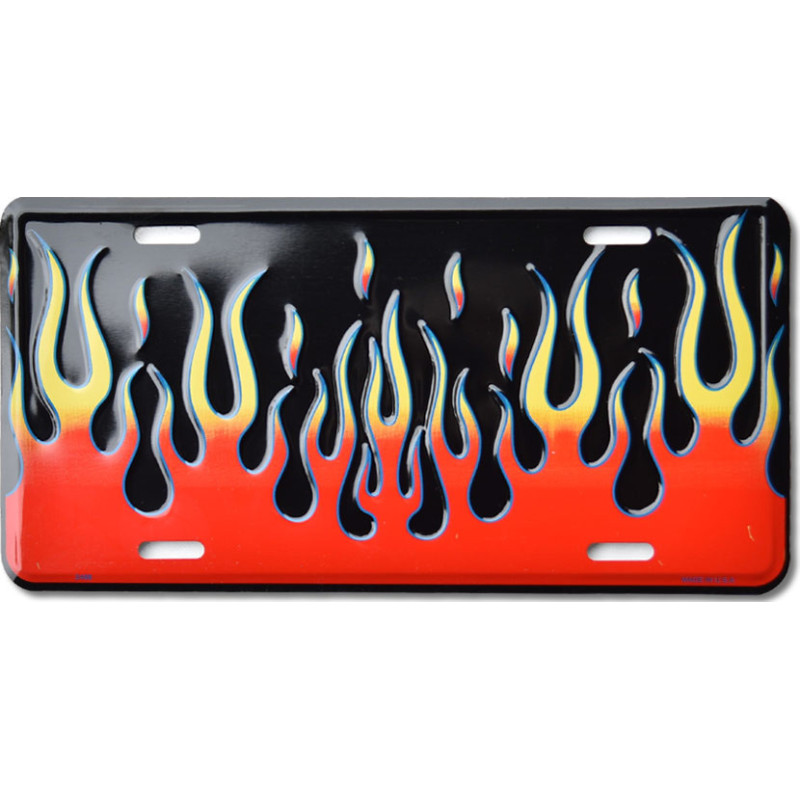 Americká ŠPZ Black Flames