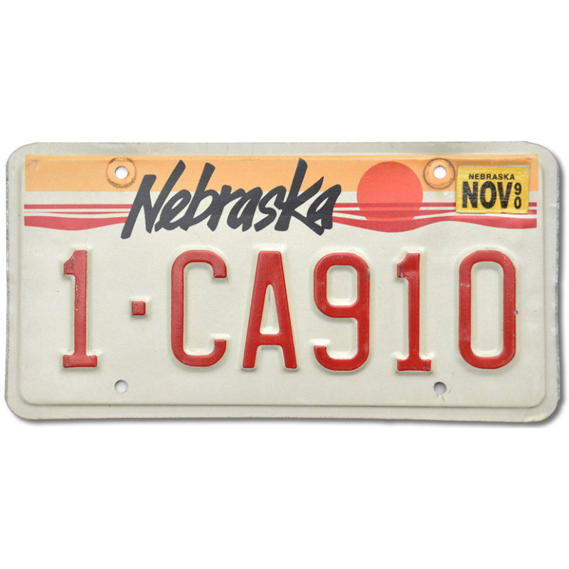 Americká ŠPZ Nebraska Sun