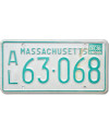 Americká ŠPZ Massachusetts AL63.068