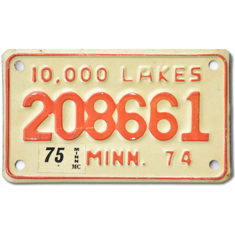 Moto americká ŠPZ Minnesota 208661