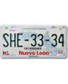 Mexická ŠPZ Nuevo León SHE-33-34