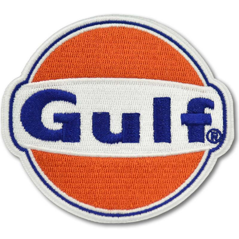 Moto nášivka Gulf 8 cm x 7 cm