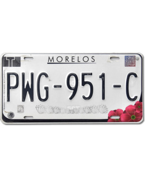Mexická ŠPZ Morelos PWG-951-C
