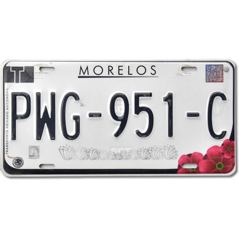 Mexická ŠPZ Morelos PWG-951-C