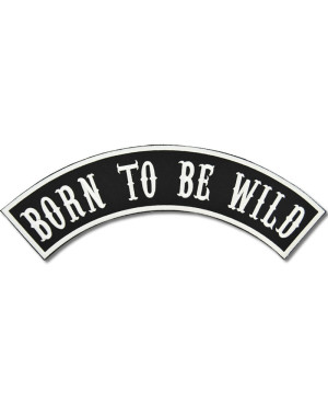 Moto nášivka Born to be Wild Rocker XXL na chrbát