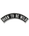 Moto nášivka Born to be Wild Rocker XXL na chrbát