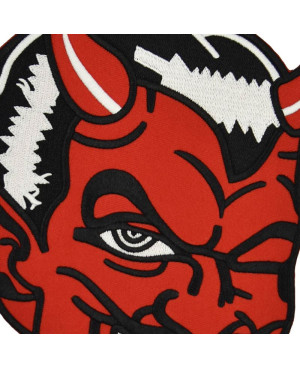 Moto nášivka Smiling Devil XXL na chrbát 23 cm x 16 cm