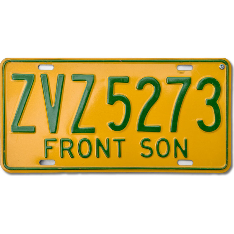 Mexická ŠPZ Sonora Fronteriza ZVZ5273