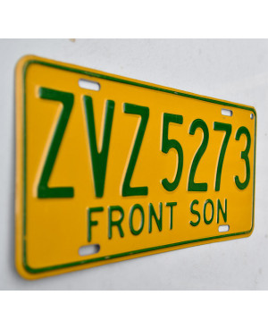 Mexická ŠPZ Sonora Fronteriza ZVZ5273
