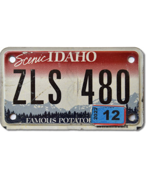Moto americká ŠPZ Idaho ZLS 480