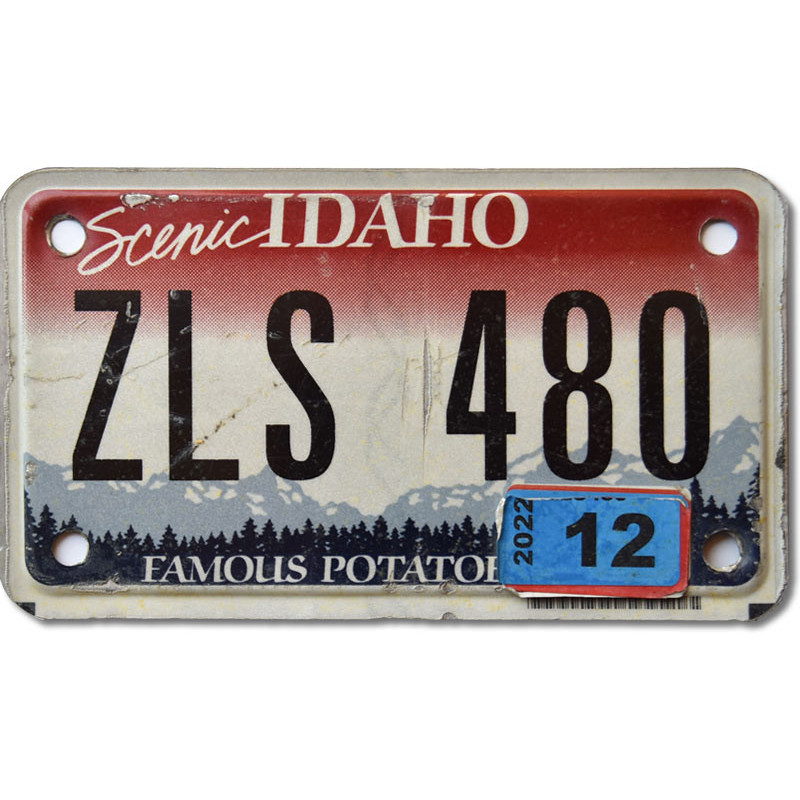 Moto americká ŠPZ Idaho ZLS 480