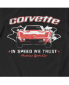Pánske tričko Corvette In speed We Trust