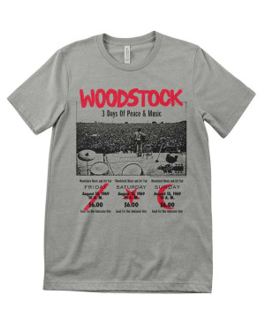 Pánské tričko Woodstock 3 Day Ticket