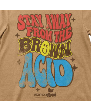 Pánské tričko Woodstock Brown Acid