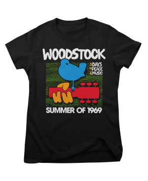 Dámske tričko Woodstock 3 Days Peace and Music 1969