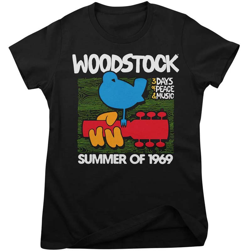 Dámske tričko Woodstock 3 Days Peace and Music 1969