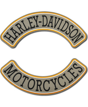 Moto nášivka Harley Davidson Motorcycle Rockers XXL na chrbát