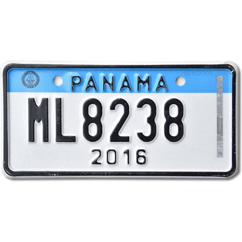 ŠPZ Panama 2016 Blue ML8238 motorcycle