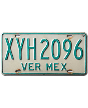 Mexická ŠPZ Veracruz 1992 XYH 2096