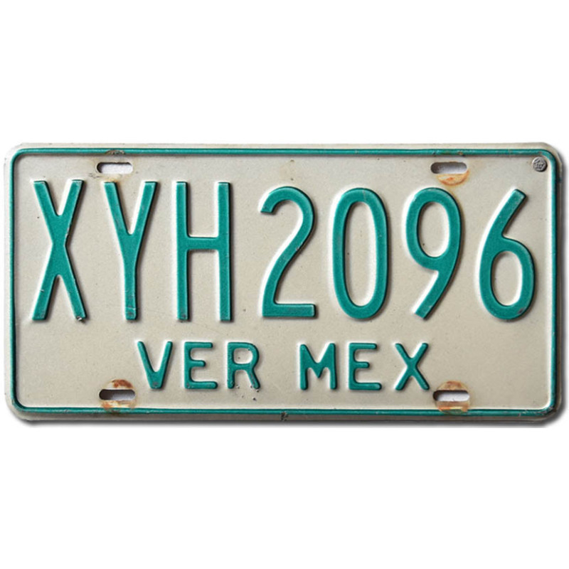 Mexická ŠPZ Veracruz 1992 XYH 2096
