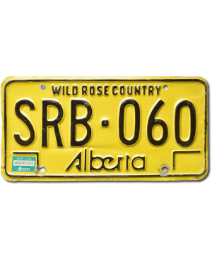 Kanadská ŠPZ Alberta Wild Rose SRB-060