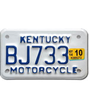Moto americká ŠPZ Kentucky BJ733