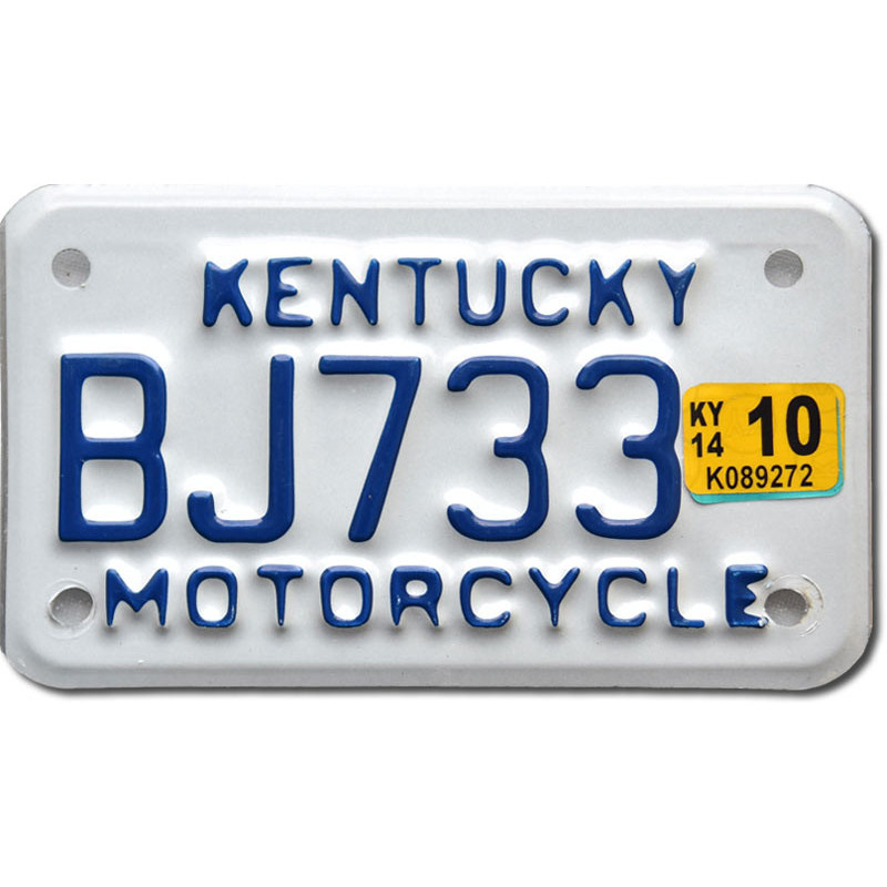 Moto americká ŠPZ Kentucky BJ733
