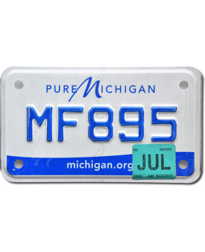 Moto americká ŠPZ Michigan Pure MF895