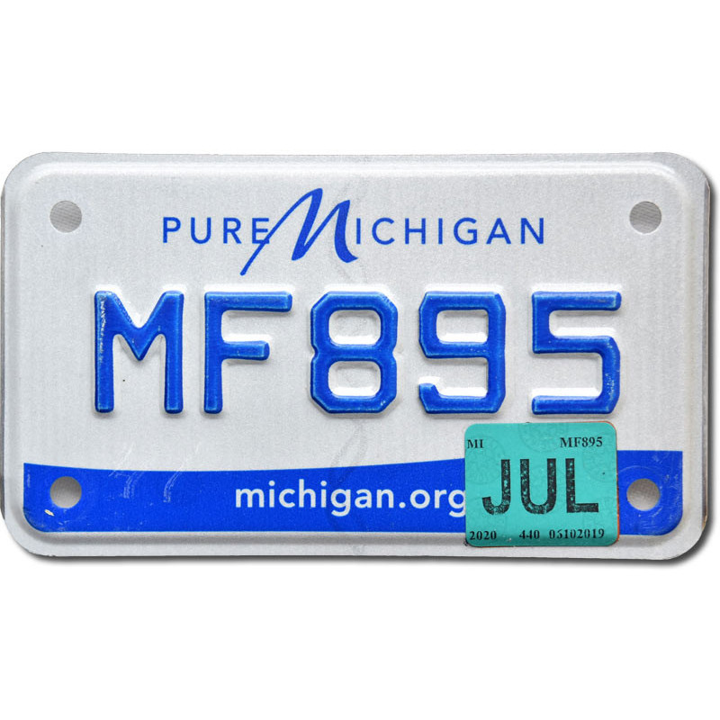 Moto americká ŠPZ Michigan Pure MF895