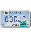 Moto americká ŠPZ Kansas 03CJC