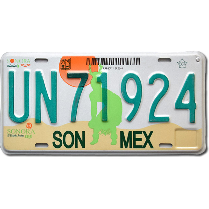 Mexická ŠPZ Sonora Truck UN71924
