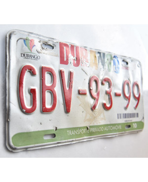 Mexická ŠPZ Durango GBV-93-99