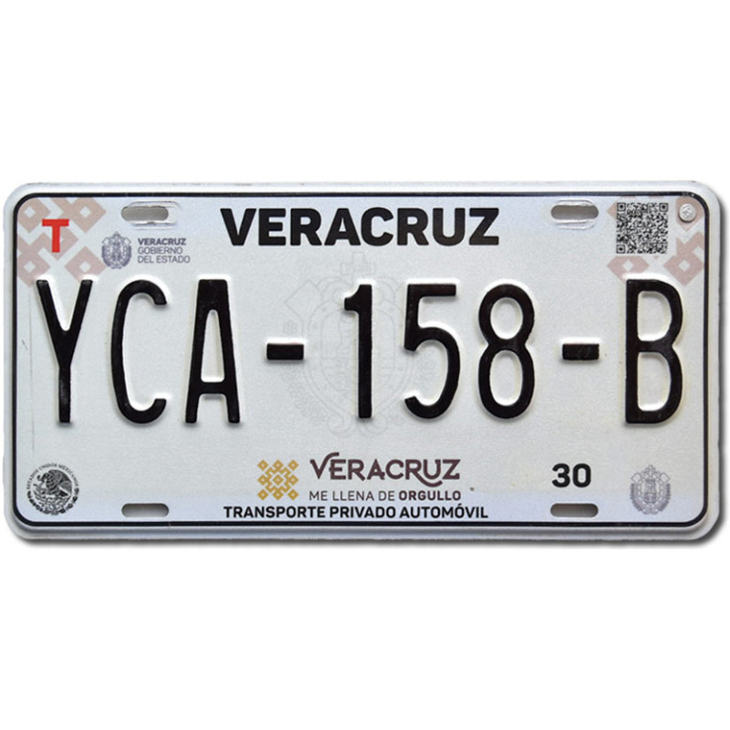 Mexická ŠPZ Veracruz YCA-158-B