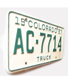 Americká ŠPZ Colorado 1967 Truck AC-7714