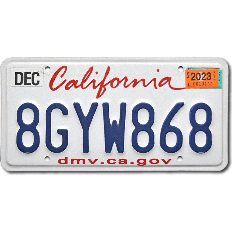 Americká ŠPZ California Lipstick